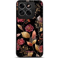 Mobiwear Glossy Case for Motorola Edge 70 Fusion - G171G Golden Leaves - Phone Cover