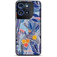 Mobiwear Glossy Case for Motorola Moto G57 Power - G037G Flowers - Phone Cover