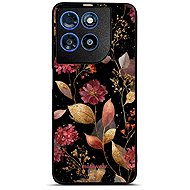 Mobiwear Glossy Case for Motorola Moto G57 Power - G171G Golden Leaves - Phone Cover