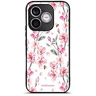 Mobiwear Glossy Case for Honor 600 Lite - G033G Pink Flowers - Phone Cover
