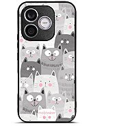 Mobiwear Glossy Case for Honor 600 Lite - G045G Cats - Phone Cover
