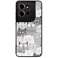 Mobiwear Glossy Case for Motorola Edge 60 Neo - G045G Cats - Phone Cover