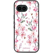 Mobiwear Glossy Case for Google Pixel 10a - G033G Pink Flowers - Phone Cover