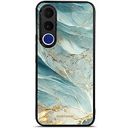 Mobiwear Glossy Case for Vivo V70 FE - G022G Greenish Marble - Phone Cover