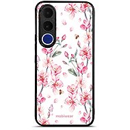Mobiwear Glossy Case for Vivo V70 FE - G033G Pink Flowers - Phone Cover