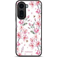Mobiwear Glossy Case for Xiaomi Redmi A7 Pro - G033G Pink Flowers - Phone Cover