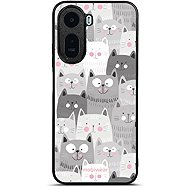 Mobiwear Glossy Case for Xiaomi Redmi A7 Pro - G045G Cats - Phone Cover