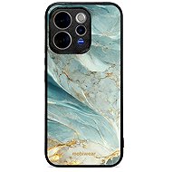 Mobiwear Glossy Case for Vivo V70 5G - G022G Greenish Marble - Phone Cover