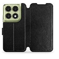 Mobiwear Flip Case for Motorola Edge 70 Pro - Black - Phone Case