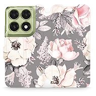 Mobiwear Flip Case for Motorola Edge 70 Pro - MX06S Flowers - Phone Case