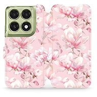 Mobiwear Flip Case for Motorola Edge 70 Pro - VB18S Magnolia - Phone Case