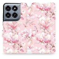 Mobiwear Flip Case for Motorola Moto G47 - VB18S Magnolia - Phone Case