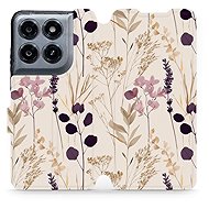 Mobiwear Flip Case for Motorola Moto G47 - VB11S Lavender - Phone Case
