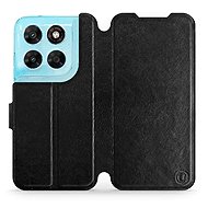 Mobiwear Flip Case for Motorola Moto G87 - Black - Phone Case