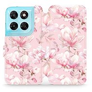 Mobiwear Flip Case for Motorola Moto G87 - VB18S Magnolia - Phone Case