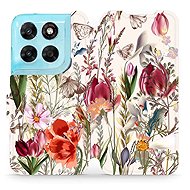 Mobiwear Flip Case for Motorola Moto G87 - MP01S Meadow - Phone Case