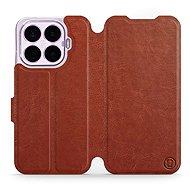 Mobiwear Flip Case for Xiaomi 17T - Brown - Phone Case