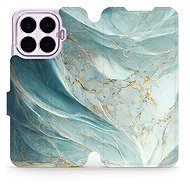Mobiwear Flip Case for Xiaomi 17T Pro - VP34S Greenish Marble - Phone Case