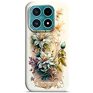 Mobiwear Durable Case for Xiaomi 17 - Elite Pro E014E Cream Flowers - Protective Case