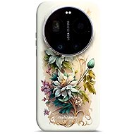 Mobiwear Durable Case for Xiaomi 17 Ultra - Elite Pro E014E Cream Flowers - Protective Case