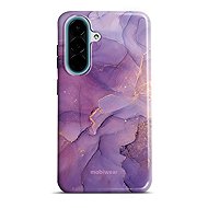 Mobiwear Durable Case for Samsung Galaxy A27 - Elite Pro EP20E Purple Marble - Protective Case