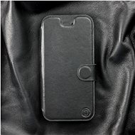 Leather Mobiwear flip book for Honor 200 Lite - Black - L_BLS - Phone Case