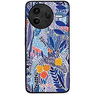 Mobiwear Glossy lesklý pro Xiaomi POCO F7 Pro 5G - Modrá květena - Protective Case