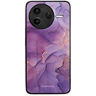 Mobiwear Glossy lesklý pro Xiaomi POCO F7 Pro 5G - Fialový mramor - Protective Case