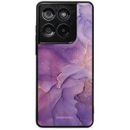 Mobiwear Glossy Glossy for Motorola Edge 60 Fusion - Purple Marble - Protective Case