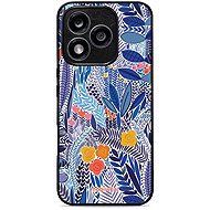 Mobiwear Glossy Glossy for Honor 400 Lite - Blue Flower - Protective Case