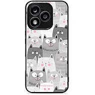 Mobiwear Glossy Glossy for Honor 400 Lite - Cats - Protective Case