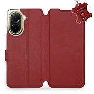 Mobiwear kožené flip knížkové pro Xiaomi Redmi A5 - Tmavě červené - Phone Case