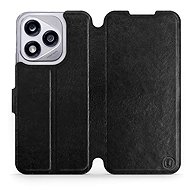 Mobiwear flip knížkové pro Honor 400 Lite - Černé - Phone Case