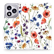 Mobiwear flip book for Honor 400 Lite - Flower - Phone Case