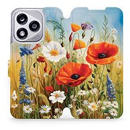 Mobiwear flip book for Honor 400 Lite - Summer Meadow - Phone Case