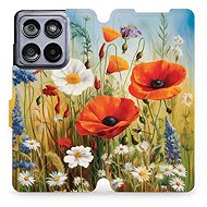 Mobiwear flip book for Motorola Edge 60 Fusion - Summer Meadow - Phone Case