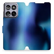 Mobiwear flip book for Motorola Edge 60 Fusion - Blue Shade - Phone Case