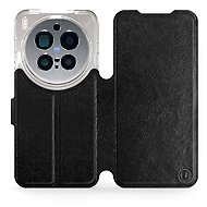 Mobiwear Flip case for Vivo X300 Pro black and grey - Phone Case