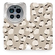 Mobiwear Flip tok, Vivo X300 Pro, cicák - Mobiltelefon tok