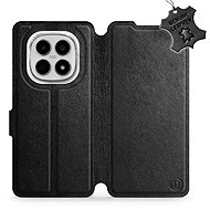 Mobiwear Leather flip case for Xiaomi Redmi Note 15 4G black - Phone Case