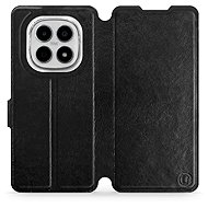 Mobiwear Flip case for Xiaomi Redmi Note 15 4G black and grey - Phone Case