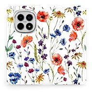 Mobiwear Flip case for Xiaomi Redmi Note 15 4G flower - Phone Case