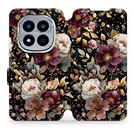 Mobiwear Flip case for Xiaomi Redmi Note 15 Pro+ 5G golden flowers - Phone Case
