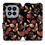 Mobiwear Flip case for Xiaomi Redmi Note 15 Pro+ 5G golden leaves - Phone Case