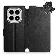 Mobiwear Leather flip case for Xiaomi Redmi Note 15 5G black - Phone Case