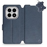 Mobiwear Leather flip case for Xiaomi Redmi Note 15 5G blue - Phone Case