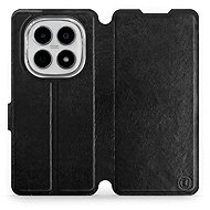 Mobiwear Flip case for Xiaomi Redmi Note 15 5G black and grey - Phone Case