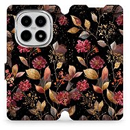 Mobiwear Flip case for Xiaomi Redmi Note 15 5G golden leaves - Phone Case