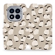 Mobiwear Flip case for Xiaomi Redmi Note 15 Pro 5G cats - Phone Case