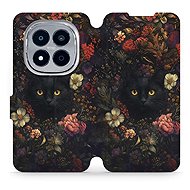 Mobiwear Flip case for Xiaomi Redmi Note 15 Pro 5G dark cats - Phone Case